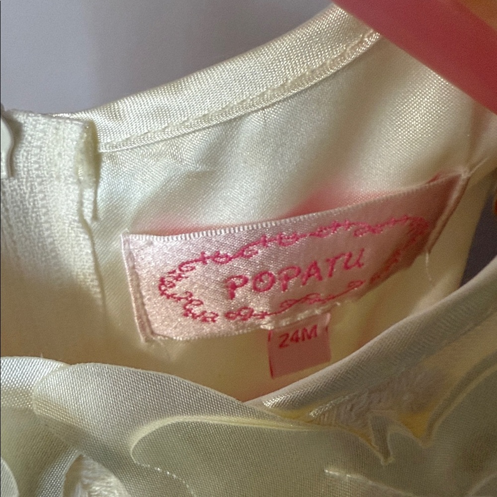 Flower girl/formal Popatu Dress with Butterfly Accents - 24 months - Picture 7 of 7